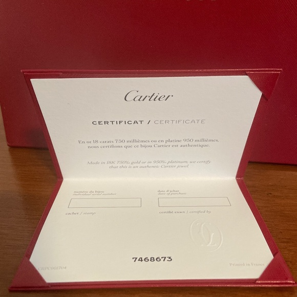 Brand NEW Cartier Trinity Bracelet with Original Box and Gift Packaging - Picture 3 of 4